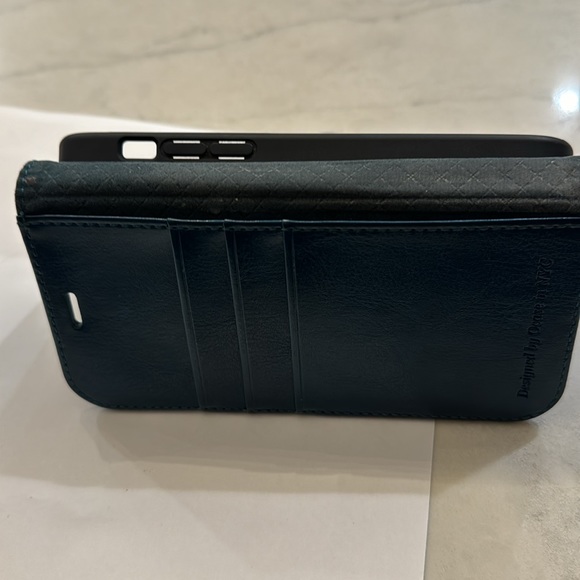 Ocase Compatible with IPhone 12 IPhone 12 Pro Wallet Case Peacock Blue - Picture 5 of 8